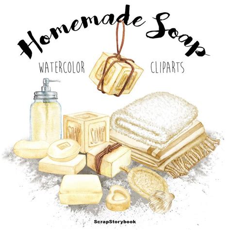 homemade soap clipart.